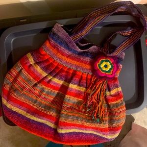 Hand made Purse 👛. Gorgeous colors.